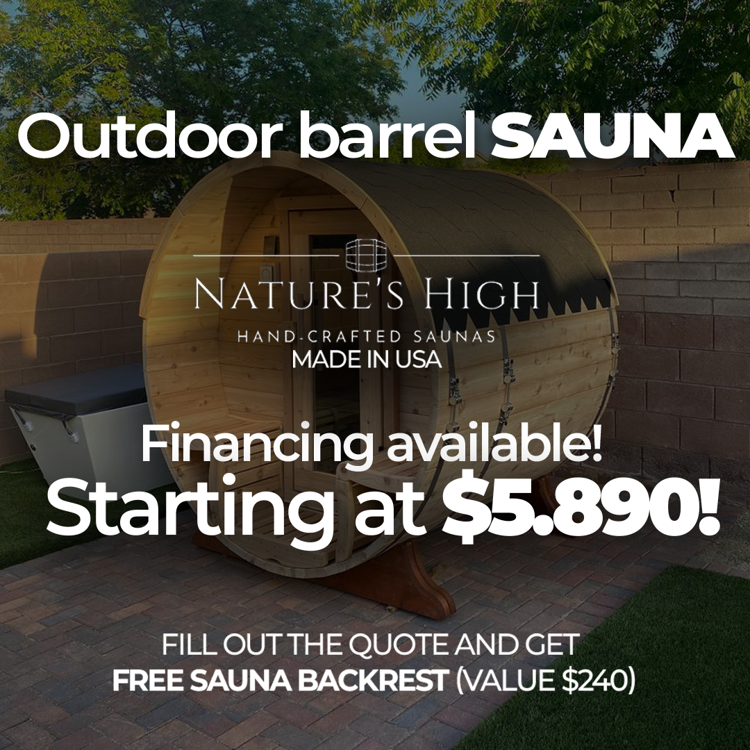 Nature's High Saunas ad creative